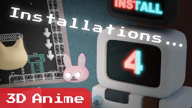 Indiedev & number of installations [3D Anime]