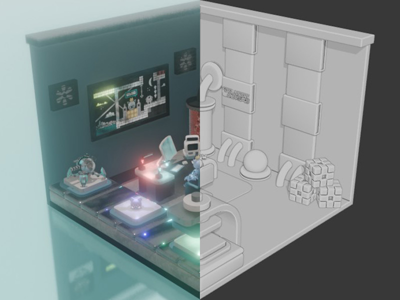 My first simple 3d model