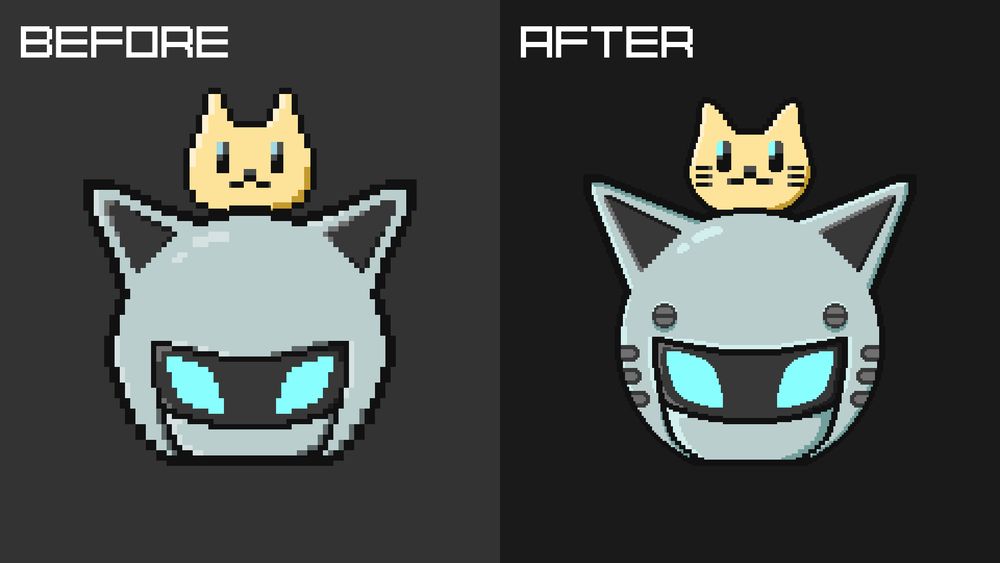Pixel style illustrations of ELVNEKO