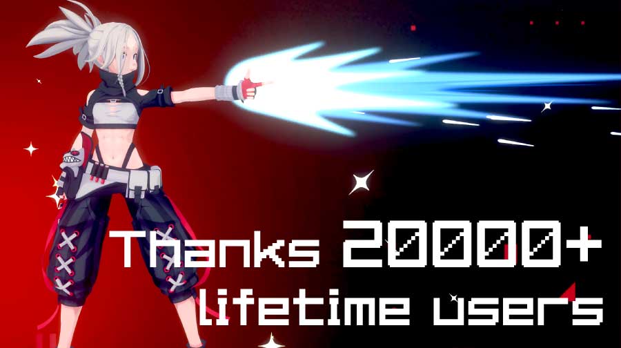 Thanks for 20000+ lifetime users of VRM Posing Desktop